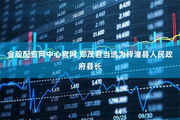 金股配资网中心官网 郑茂君当选为梓潼县人民政府县长